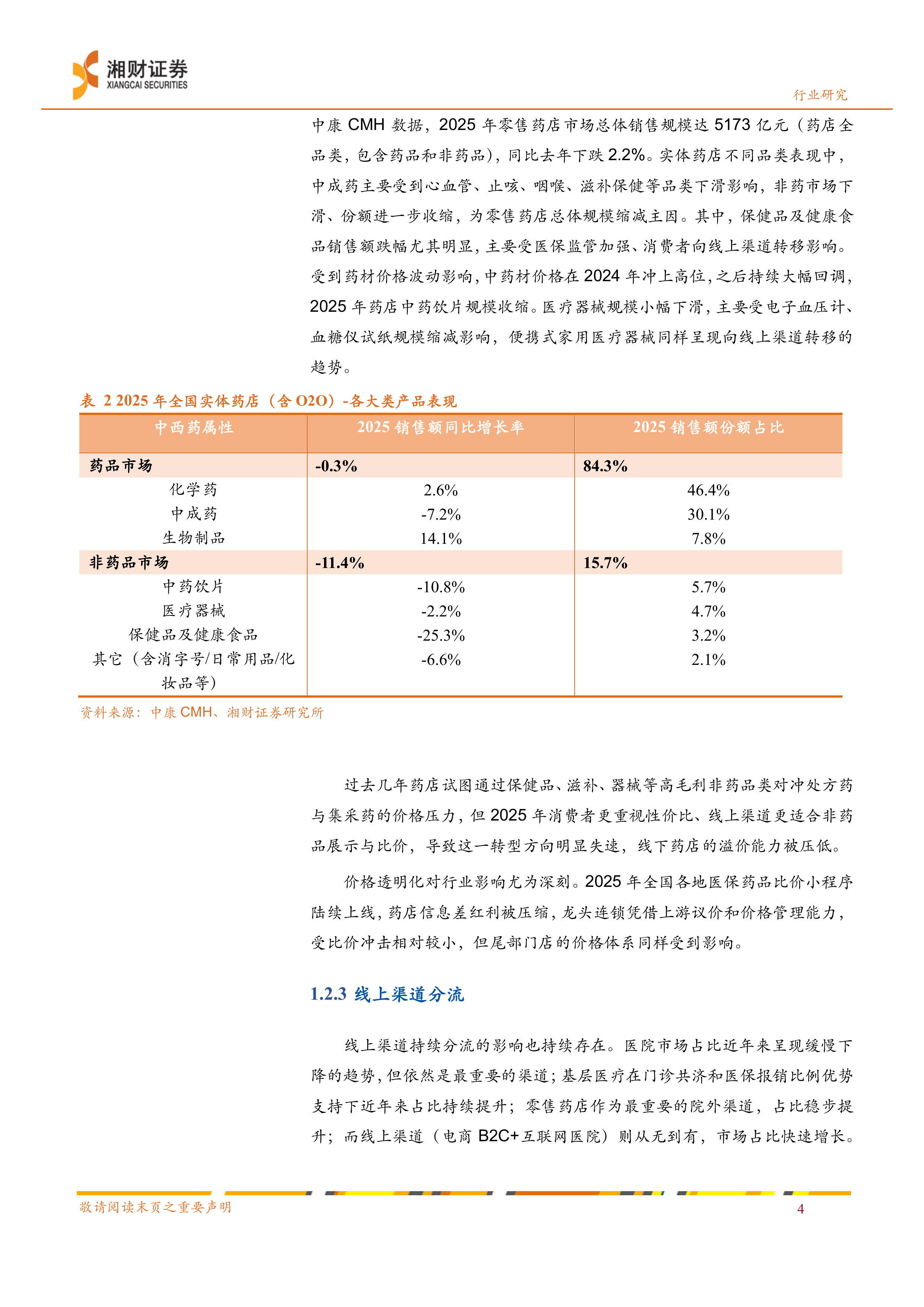 湘财证券-线下药店行业深度报告：出清整合，转型重构-260630 第7页