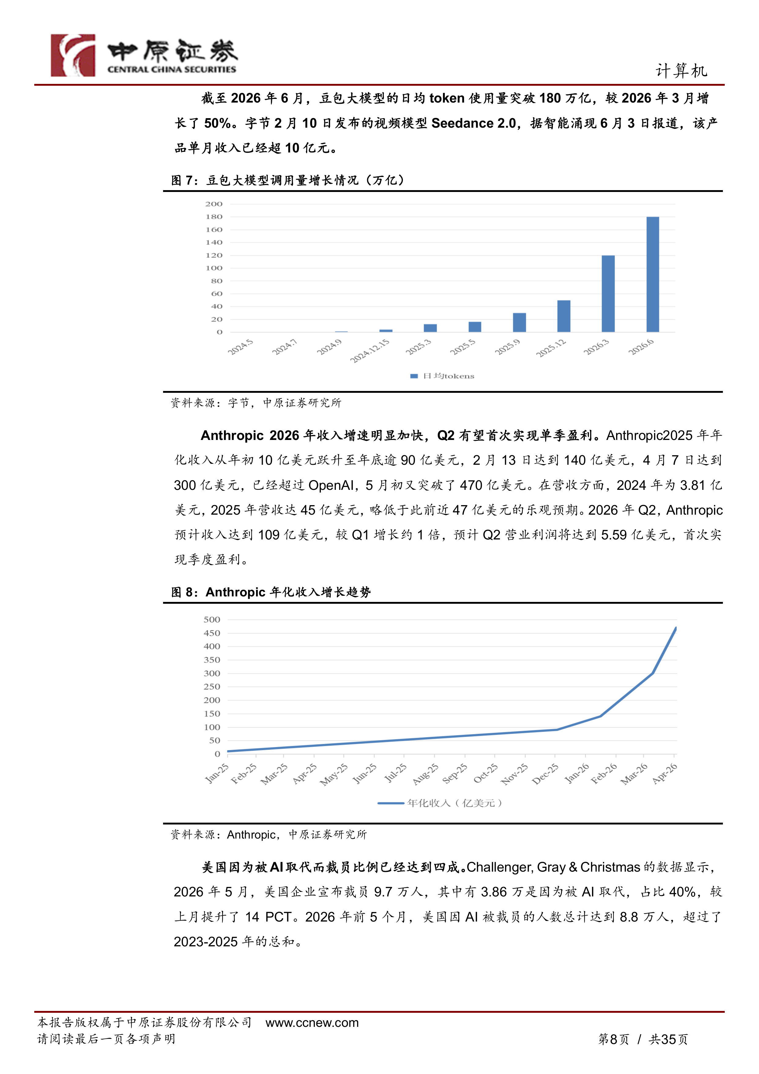 中原证券-计算机行业半年度策略：模型、应用齐发力，国产算力迎价值重估-260630 第8页