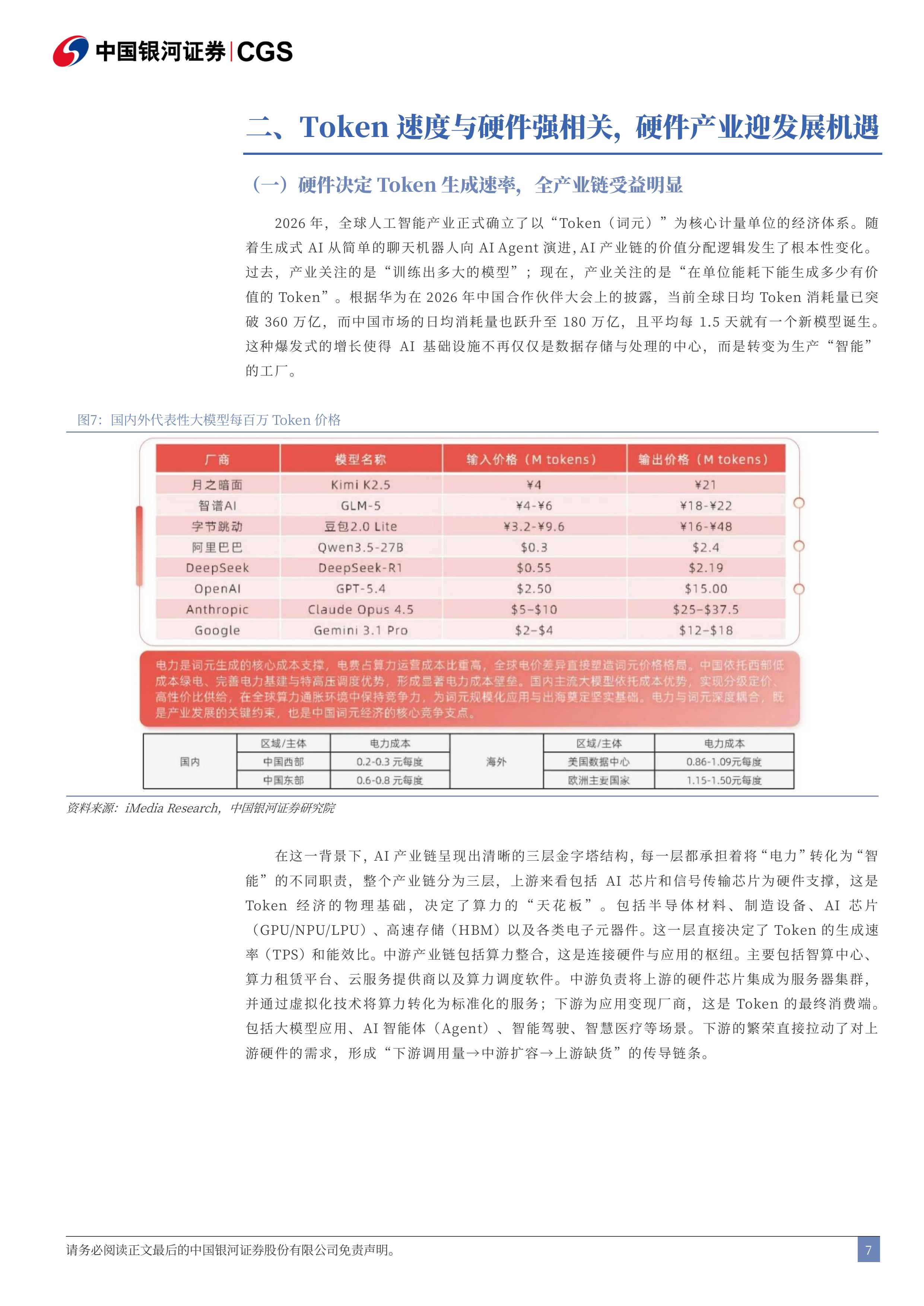 Token经济研究系列之电子行业篇：硬件是Token经济学下核心投资方向-中国银河 第7页