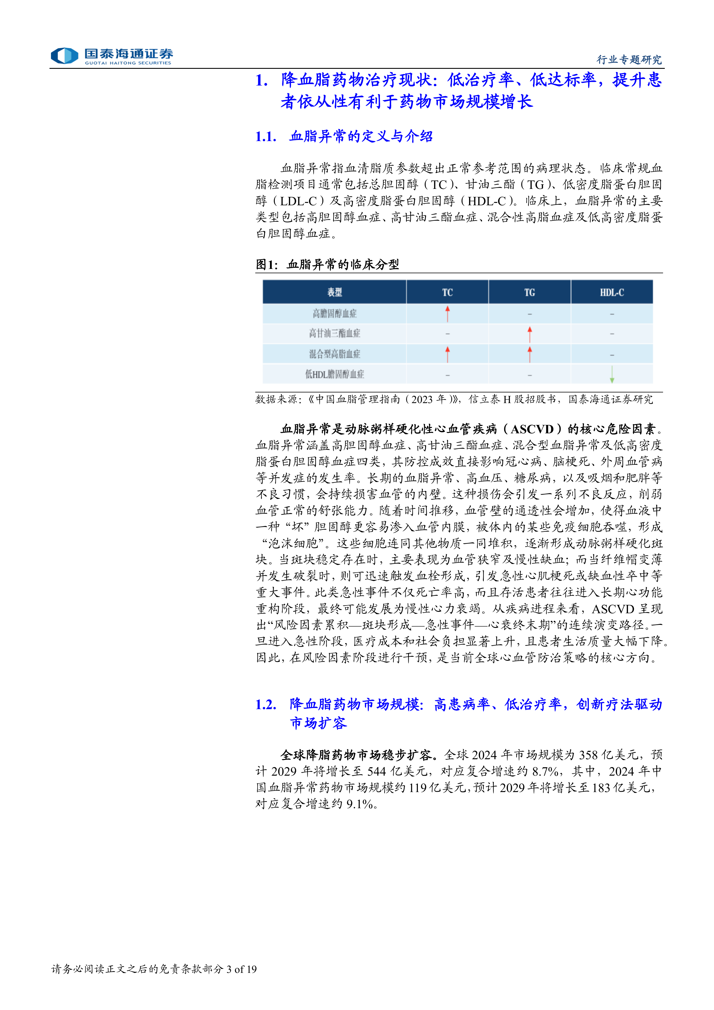 代谢领域系列报告：降脂药物研发：BIC研发导向，中国工程师红利优势领域-国泰海通 第3页