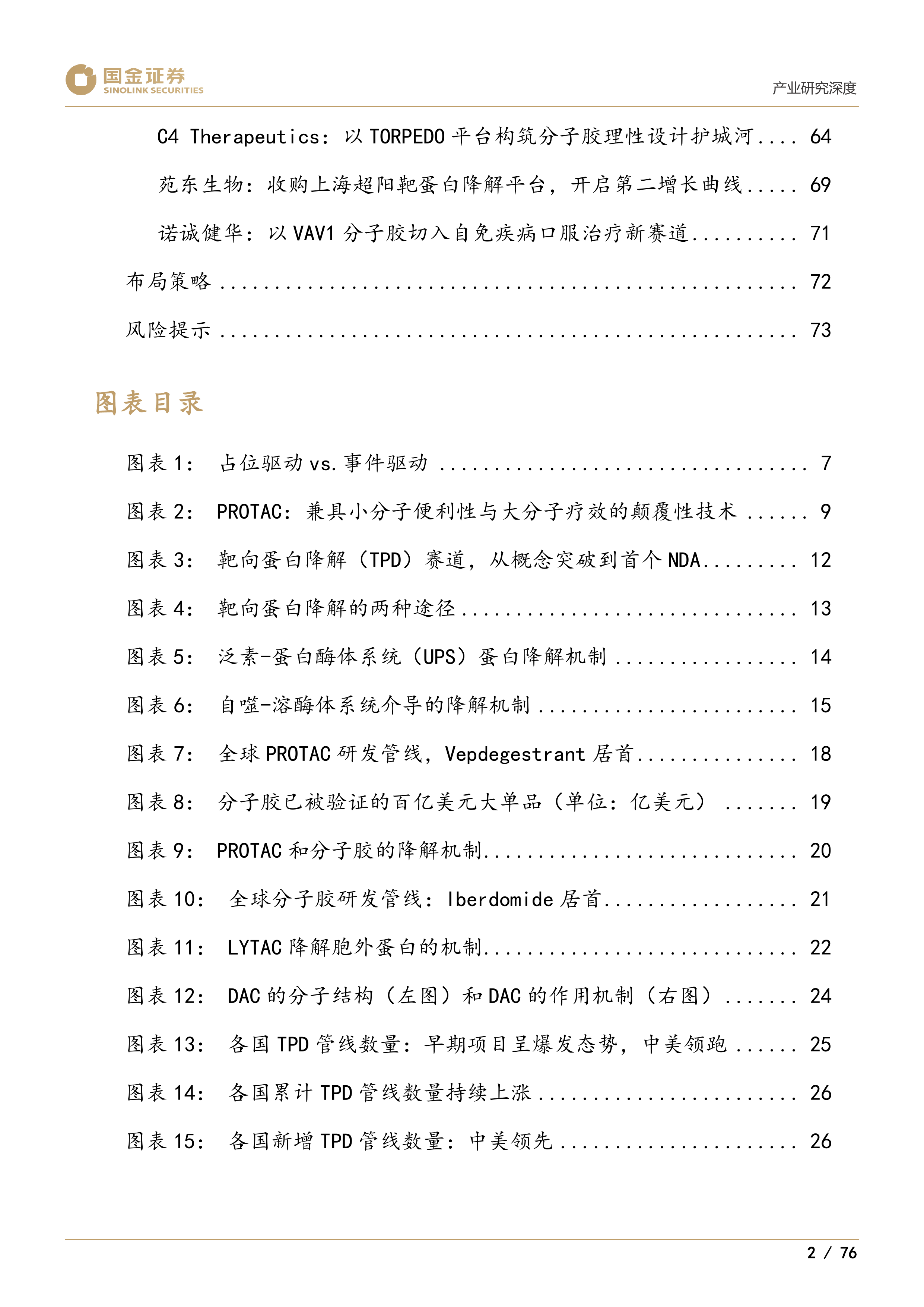 下一代颠覆性创新疗法系列1：靶蛋白降解迎来商业化元年-国金证券 第4页