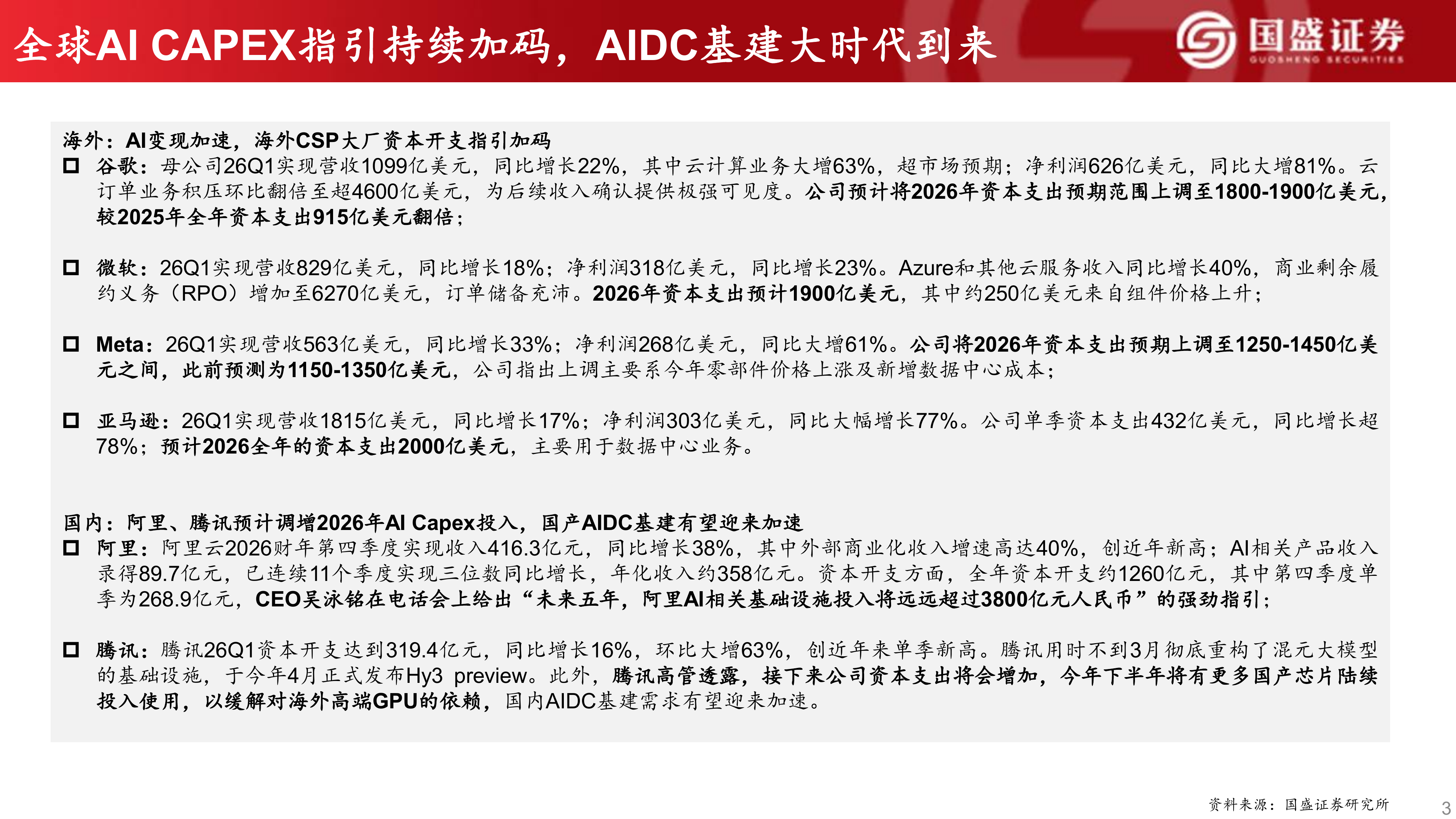 全球算力共振，AIDC大时代-国盛证券 第3页
