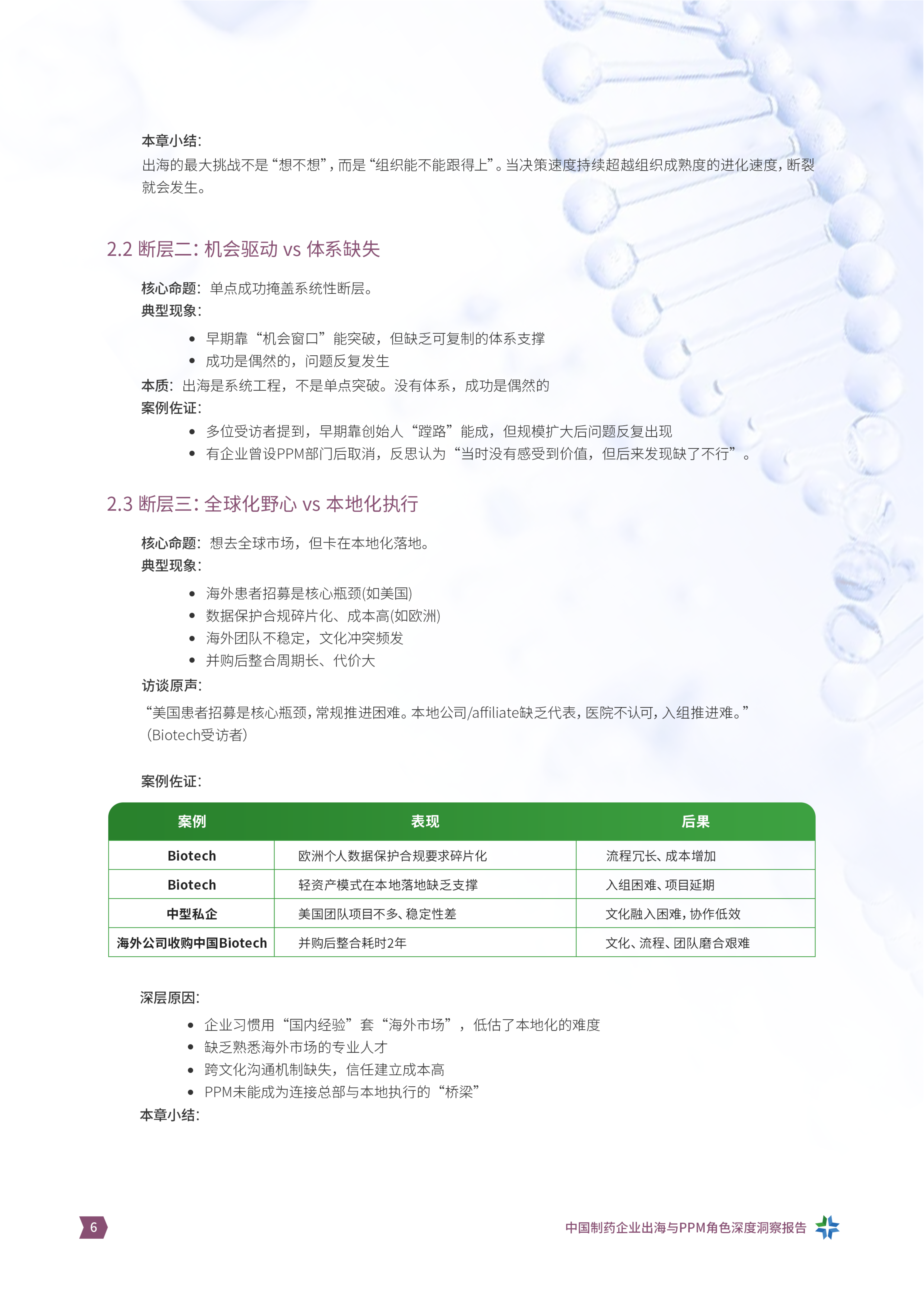 从&rdquo;产品出海&ldquo;到&rdquo;体系出海&ldquo;中国制药企业出海与PPM角色洞察报告 第6页