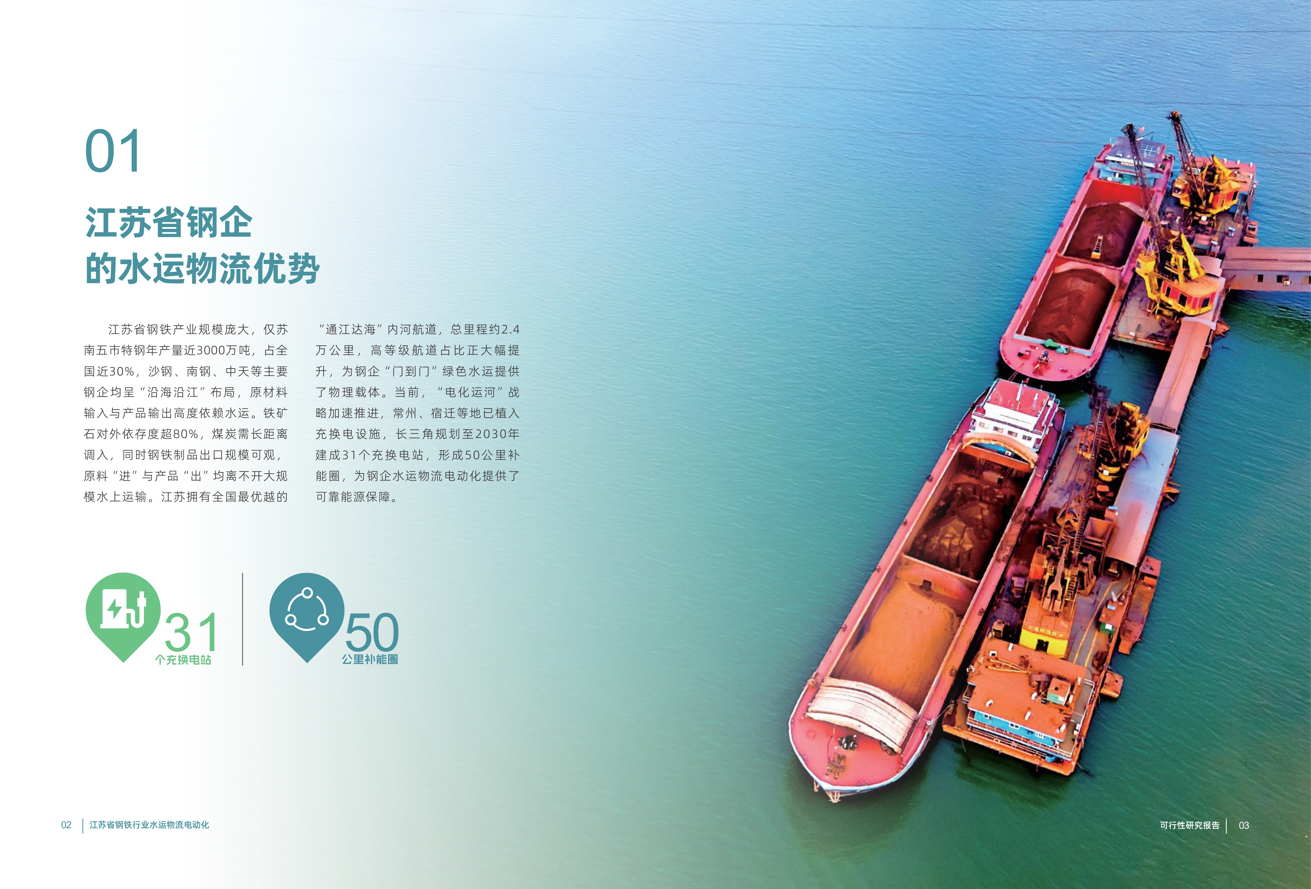 江苏省钢铁行业水运物流电动化可行性研究报告-绿色江南 第4页