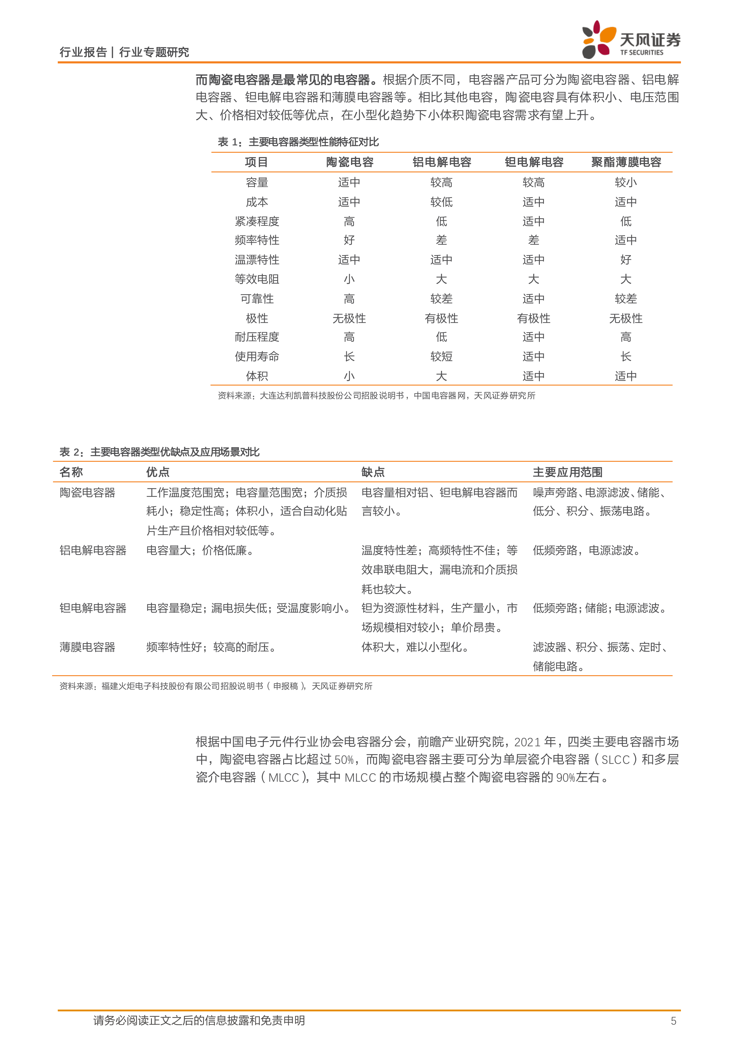 天风证券-非金属新材料行业MLCC专题研究之一：AI与汽车共驱景气上行，高端供需趋紧打开涨价空间-260630 第5页