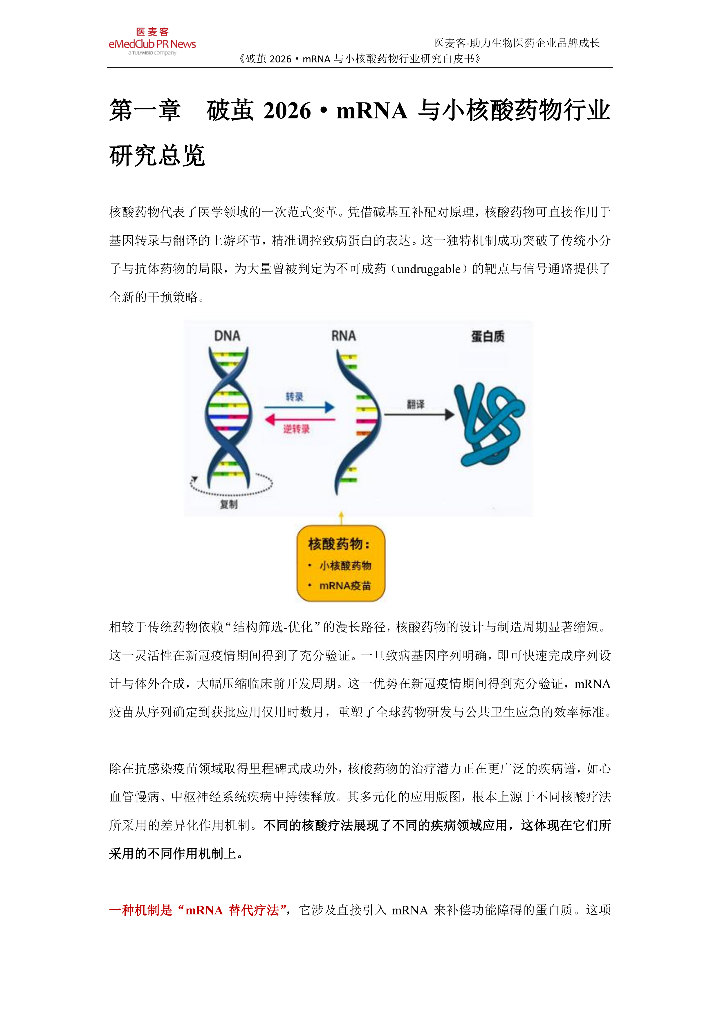 《破茧 2026》-mRNA与小核酸药物行业研究白皮书-医麦客 第6页
