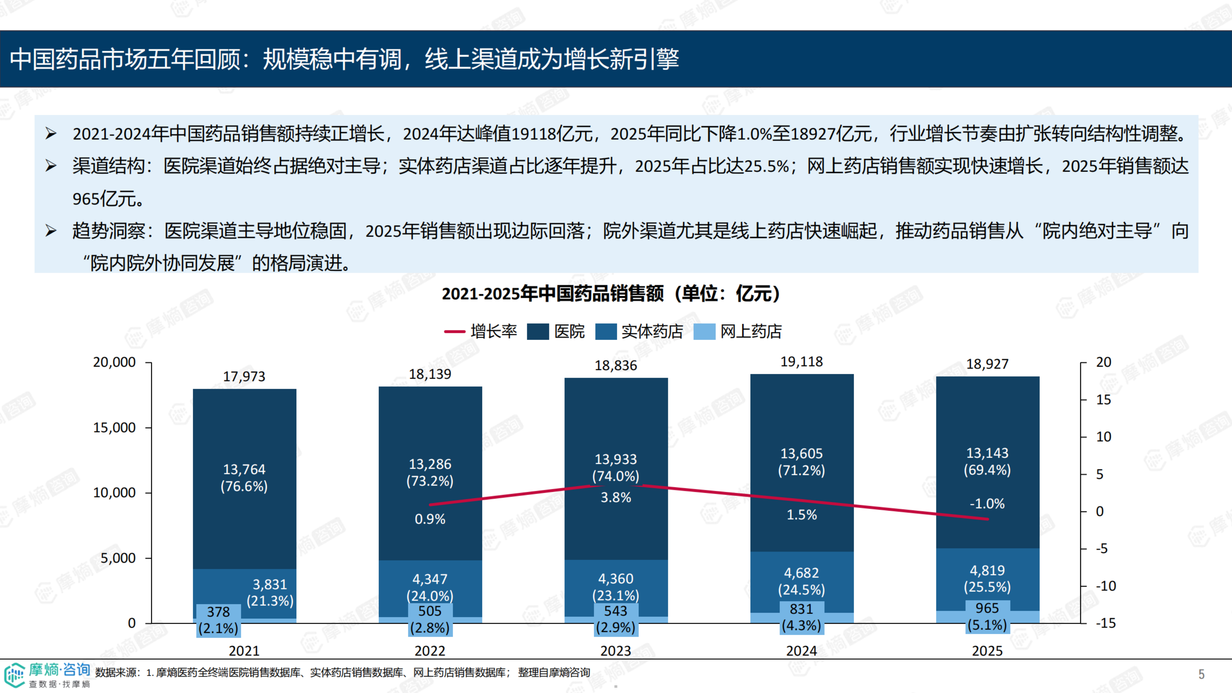 2025年中国药品销售市场分析报告-摩熵咨询 第5页
