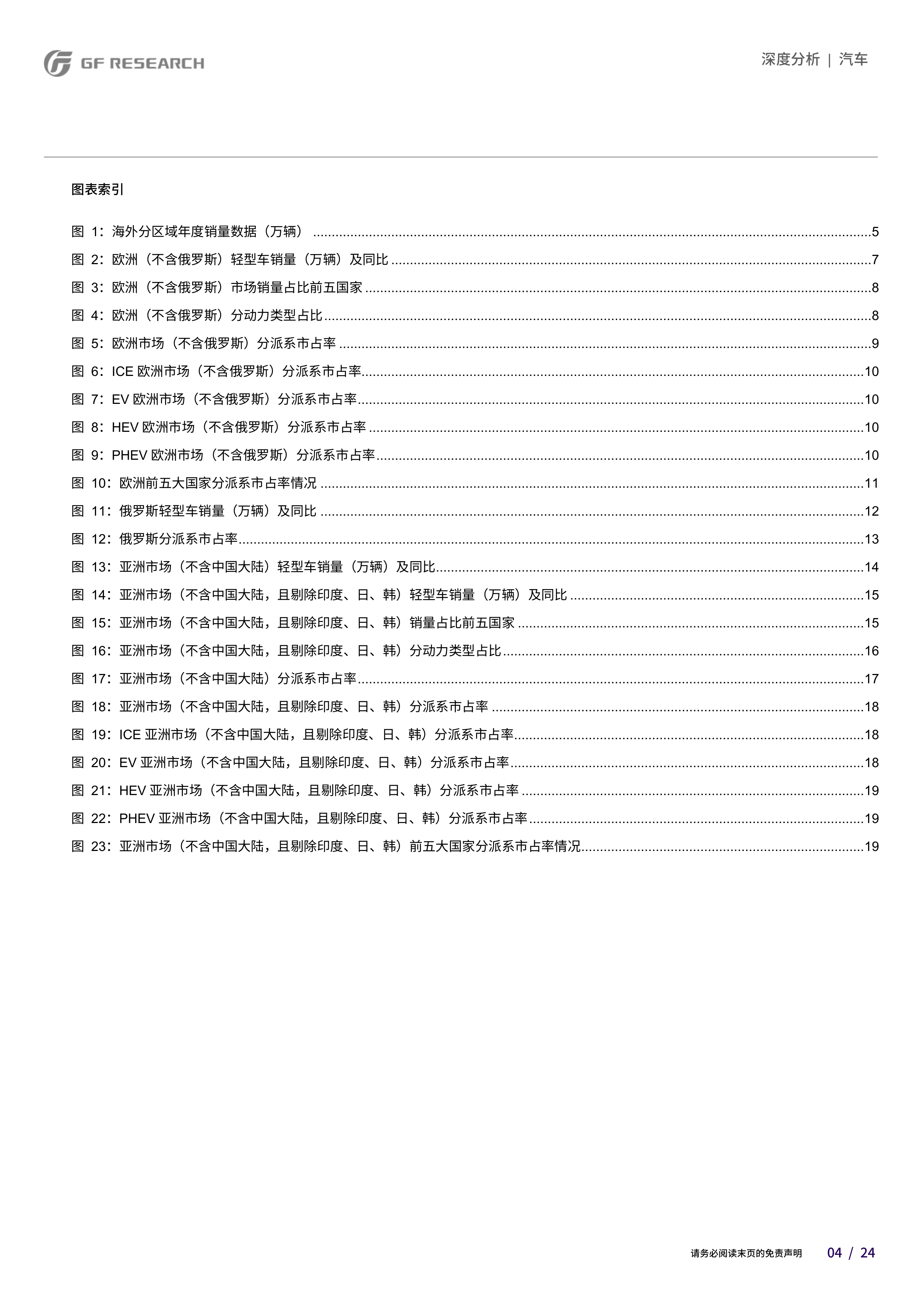 汽车行业：从区域视角看中国品牌乘用车海外市场空间（上篇） 第4页